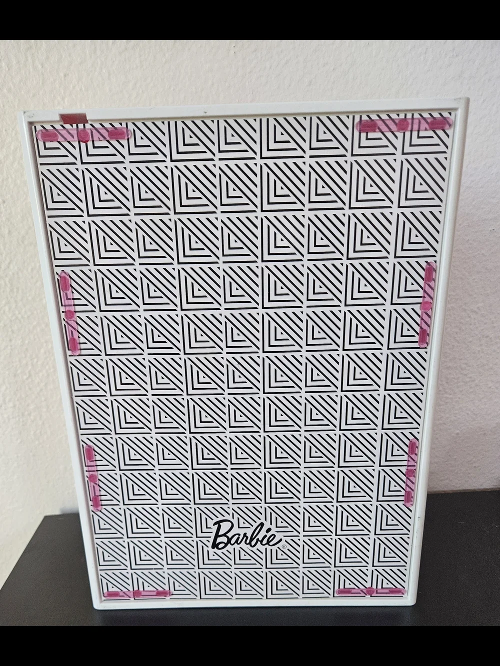 Barbie Pink Doll Closet Storage Organizer